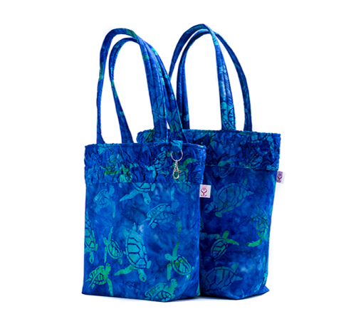 Sea Turtle Tote Bag - Elizabeth Scovil Handbags